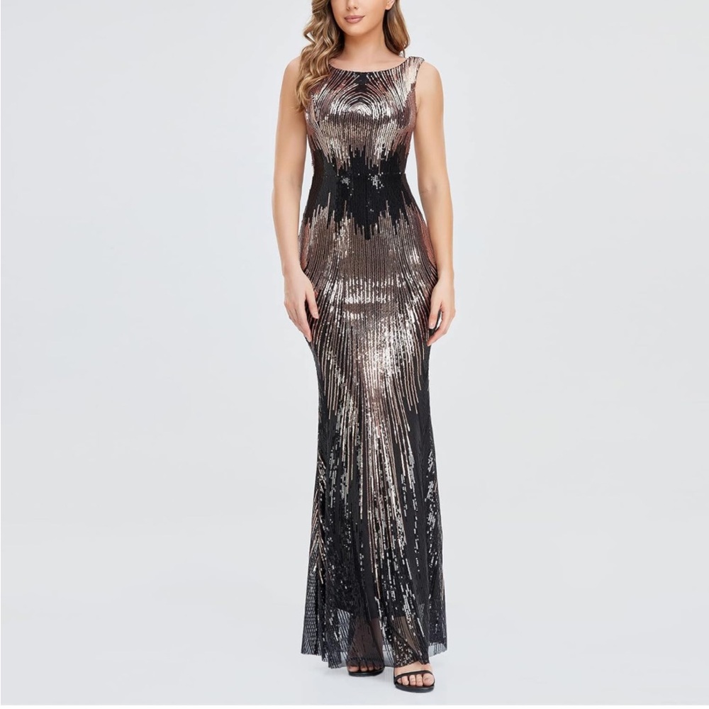 Poems•Songs Sequin Evening Gown